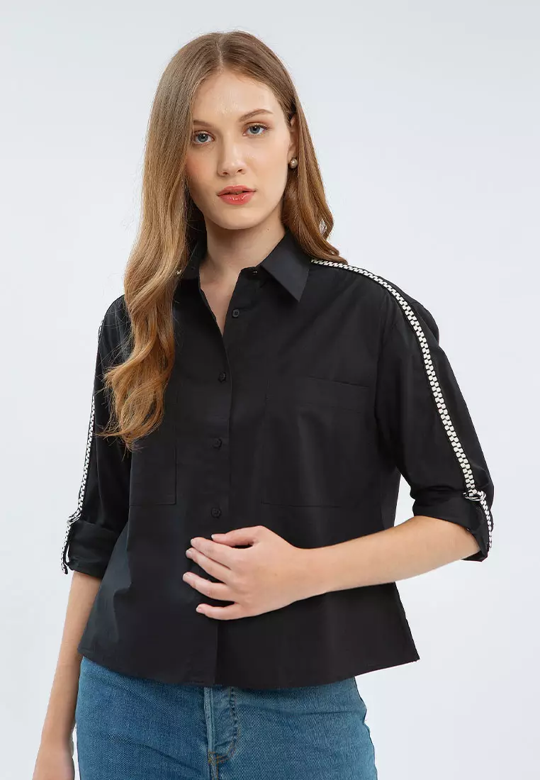 Minimal Cher Top Jet Black