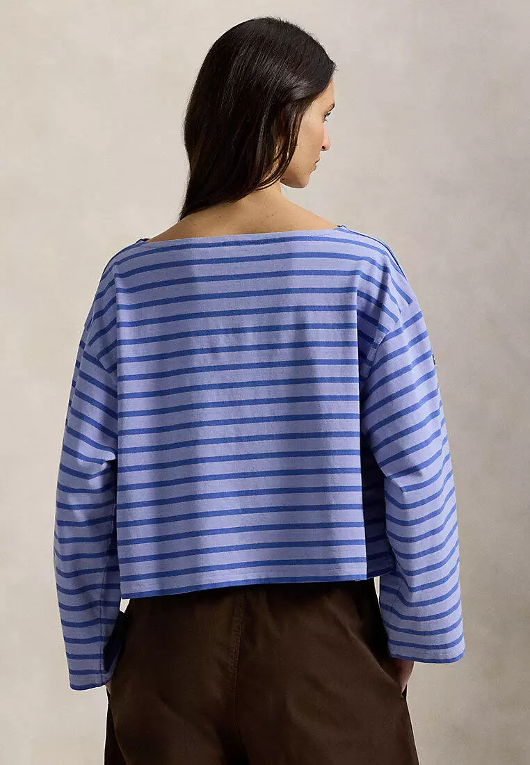 Striped Boatneck Mariner Tee