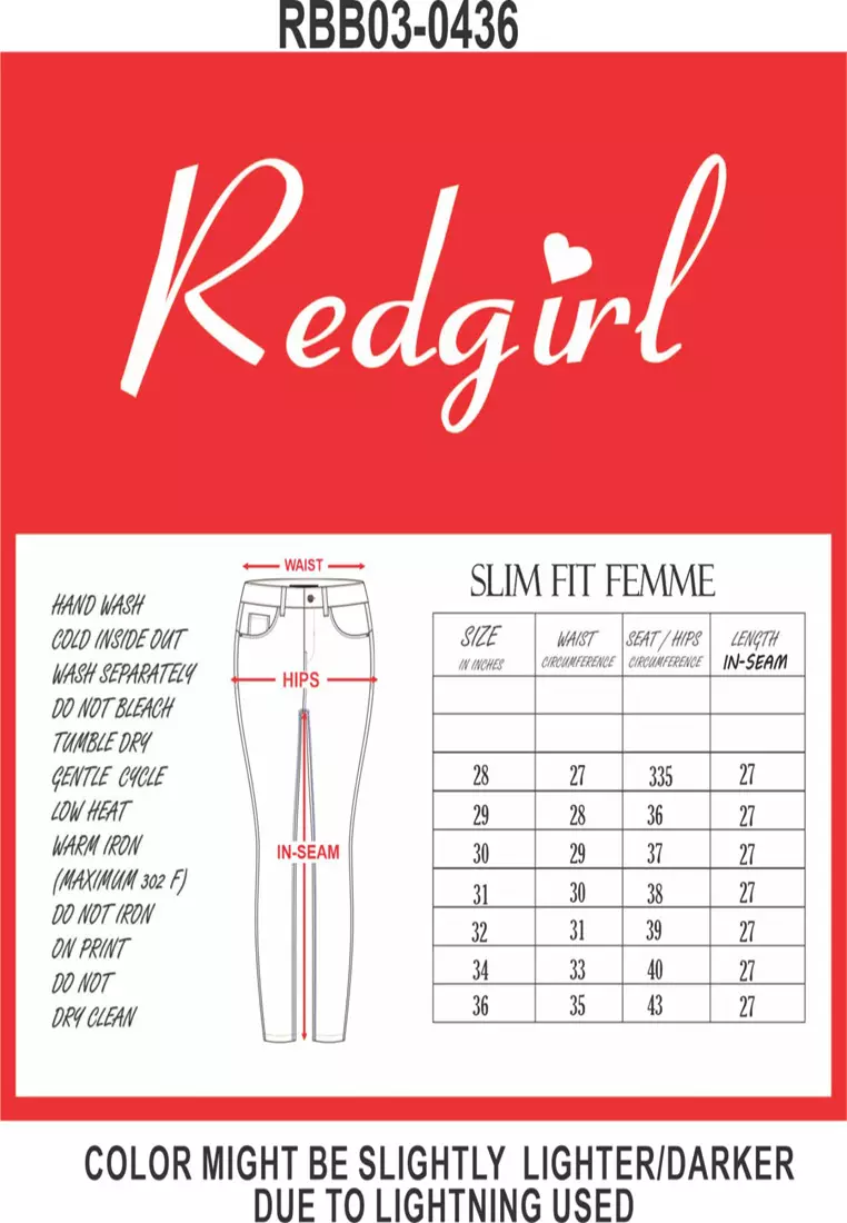 Denim Slim Fit Femme Jeans