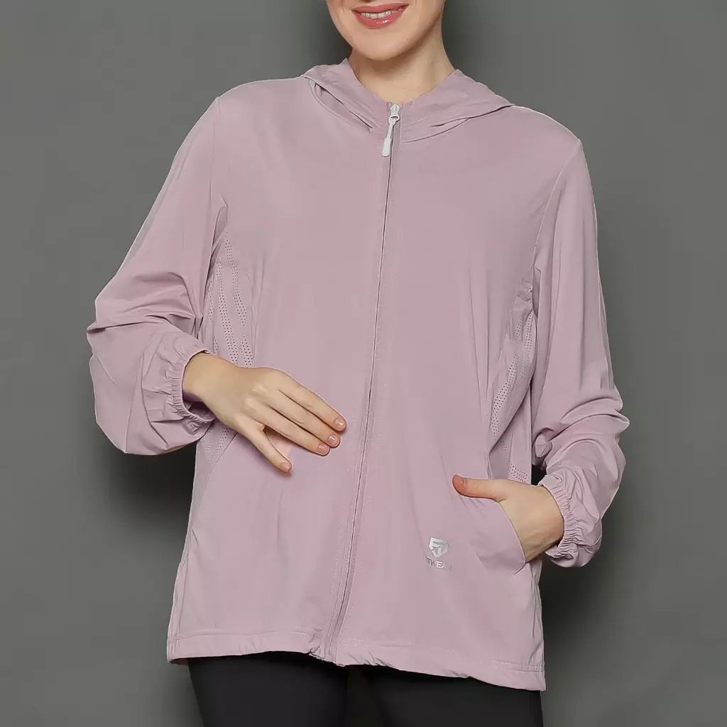 Fitwear - Jaket Olahraga Wanita DRYFIT OVERSIZE SUZY LASER CUT ANTI UV - TARO