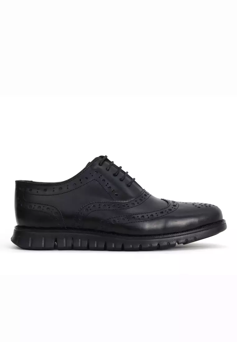 Discount on Jirras  shoes - SKU:  Men Wingtip Oxford Shoes Genuine Leather Filipino Handcraft Triple Black Adam