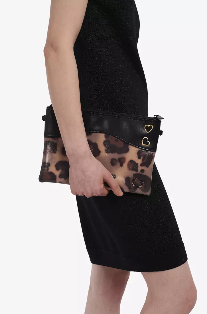 Fred perry hot sale leopard print bag