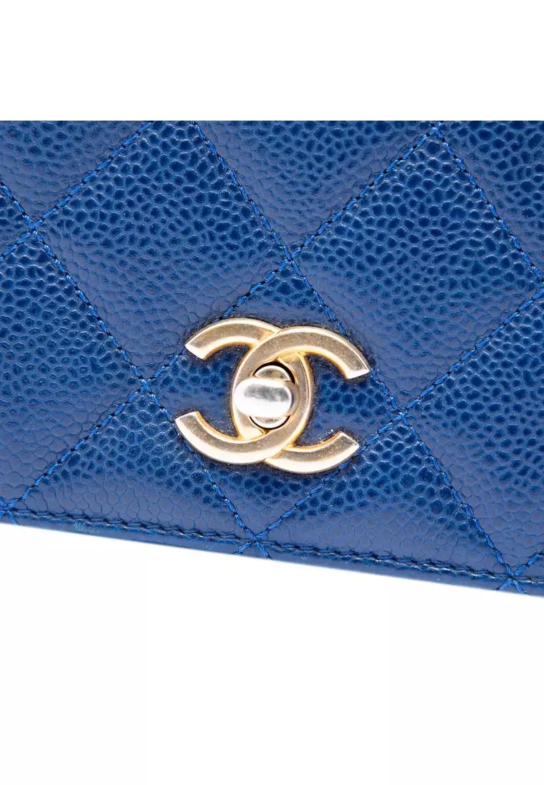 Pre-Loved Chanel Mini Quilted Caviar Carry Around Flap