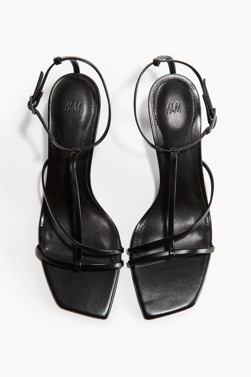 Heeled strappy sandals