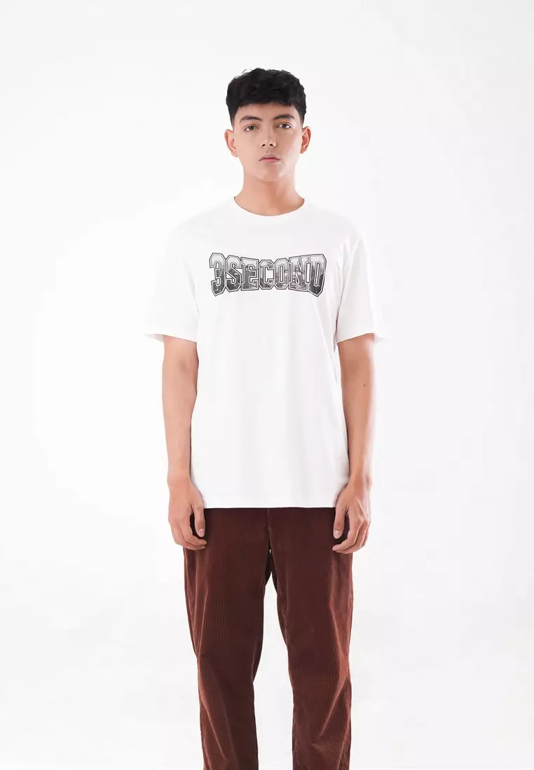 3Second Men's T-Shirt Short Sleeve Regular Fit 340324