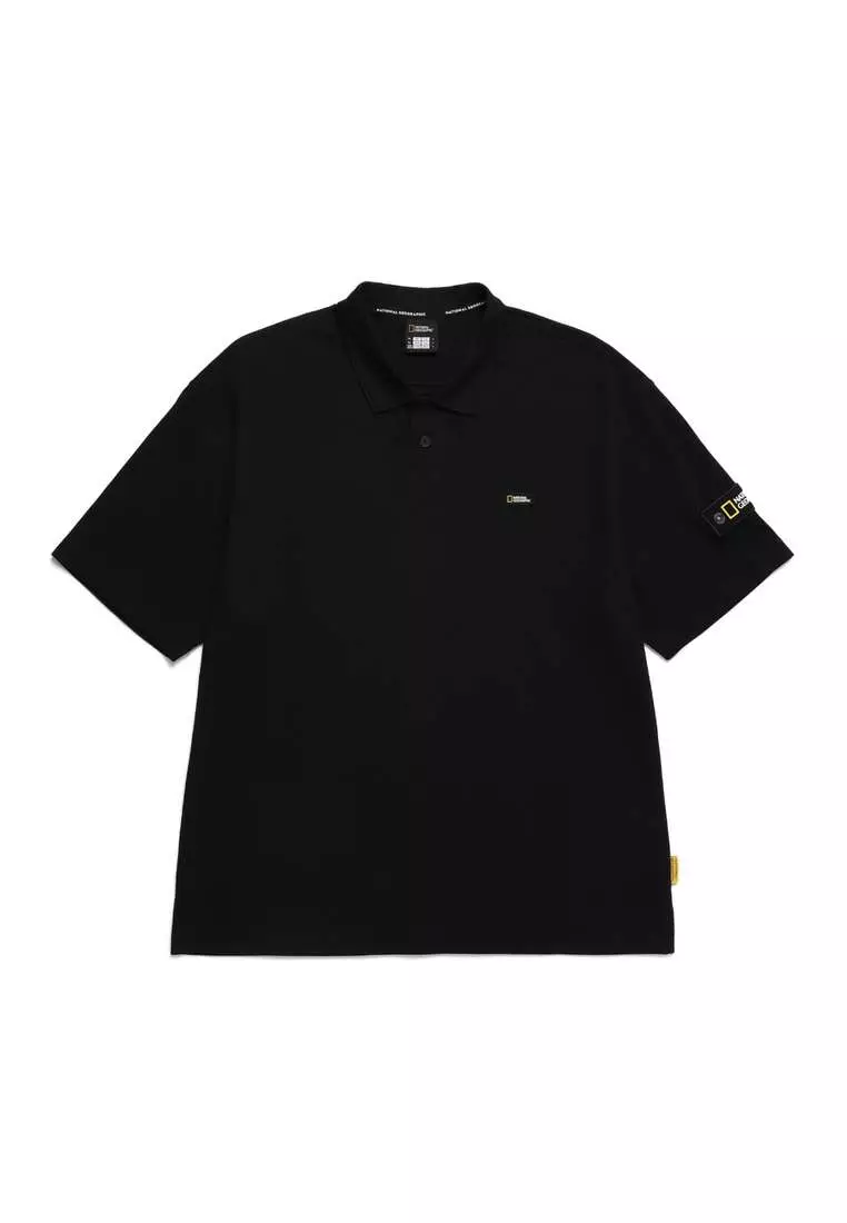 National geographic polo shirt top