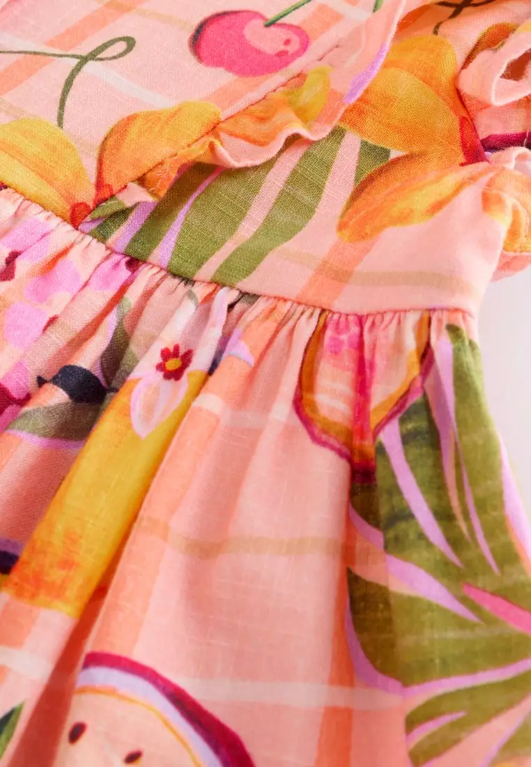 Double Ruffle Sleeve Dress