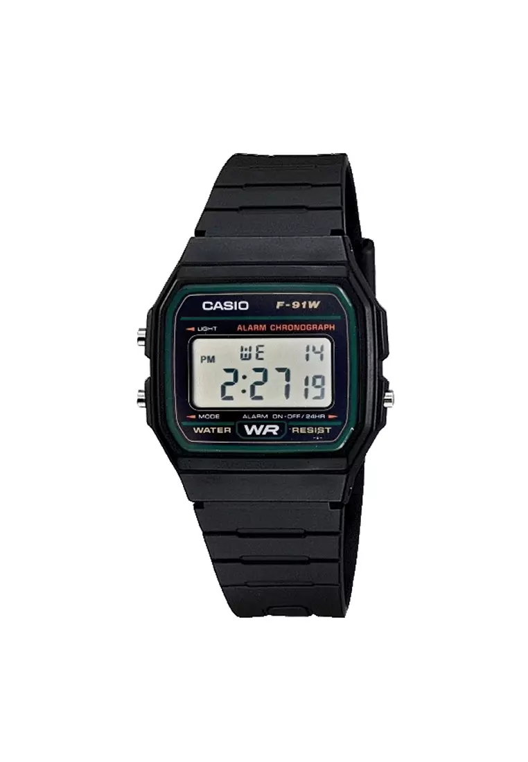 White sale casio f91w