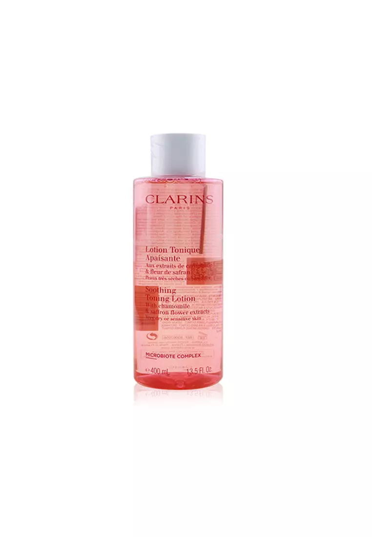 Clarins - Soothing Toning Lotion With Chamomile & Saffron Flower Extracts - Very Dry Or Sensitive Skin 400Ml/13.5Oz