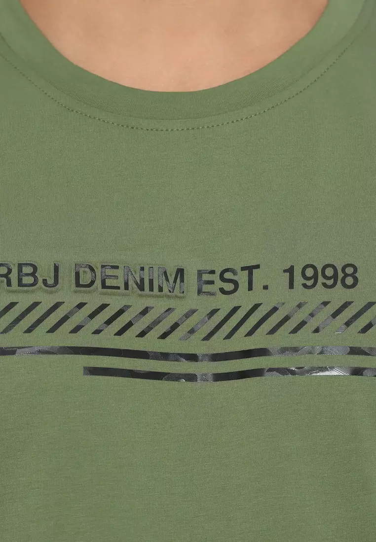 RBJ T-Shirt Cotton Spandex Pria 2482370601