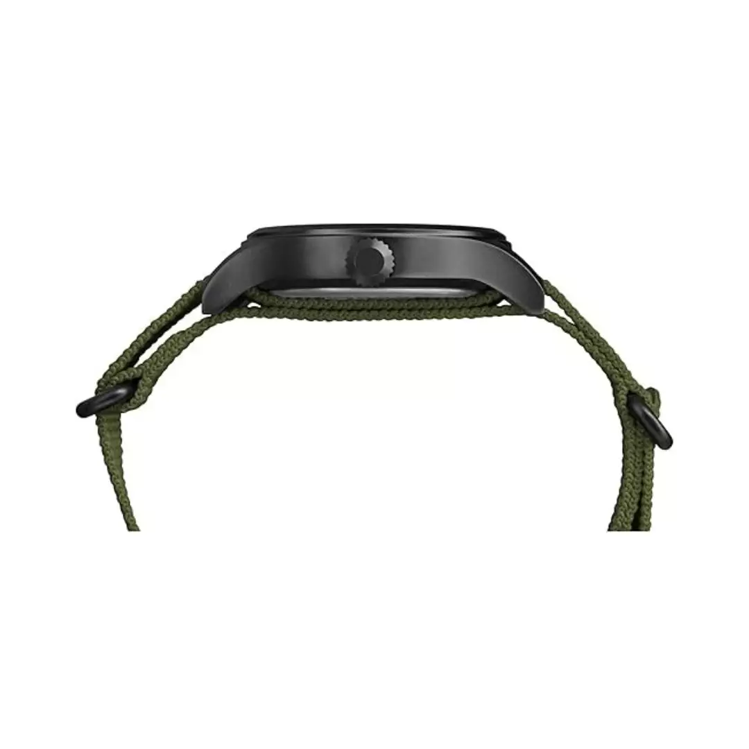 Jam Tangan Pria Timex Expedition Scout Indiglo Black Dial Green Nylon Strap TW4B04700TC Original