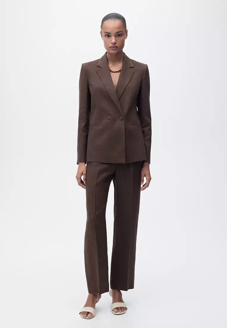 Mango Suit Mng Suit Clothing MNG Mango Double Breasted Blazer