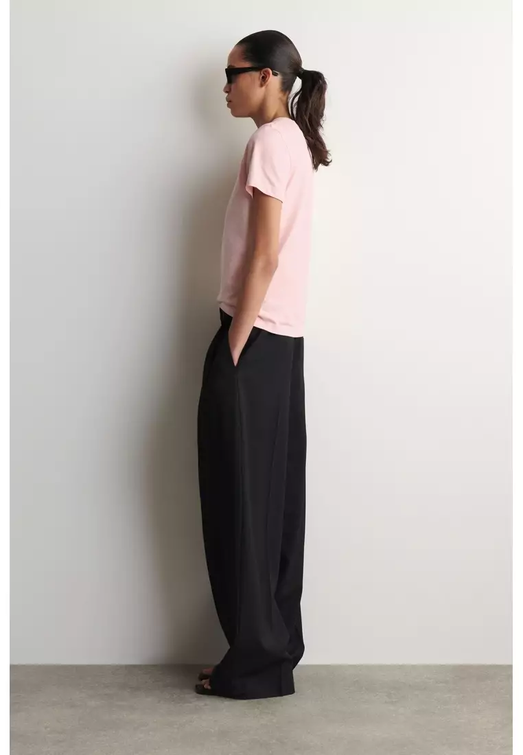 COTTON CREW-NECK T-SHIRT
