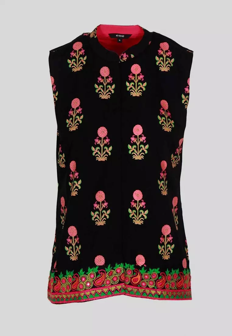 Le Reve Le Reve Ethnic Black Waistcoat 2024 Buy Le Reve Online