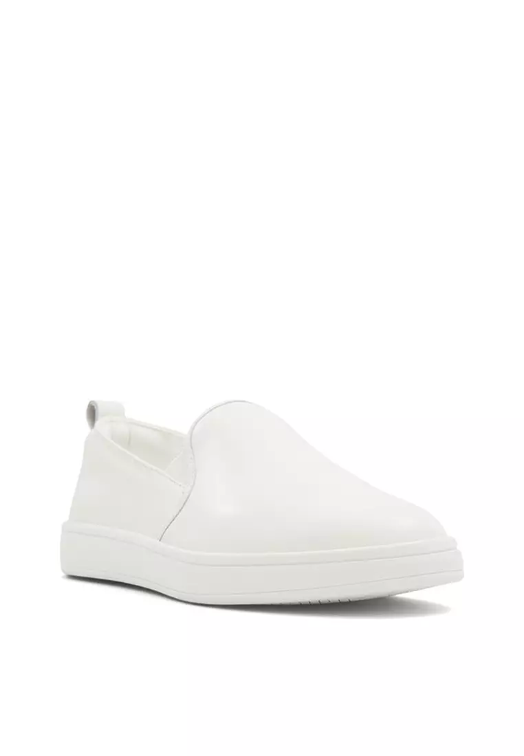 Aldo white outlet slip ons