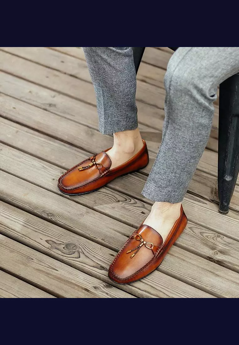 Cristoforo復古真皮樂福鞋BL09-2