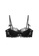ZITIQUE black Women's European Style Sexy Lace-trimmed Underwire Thin Padded Lingerie Set (Bra And Underwear) - Black EEA95US67F78E7GS_2