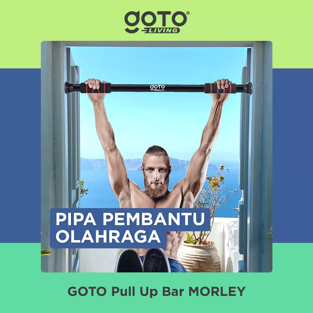 Jual Goto Living Goto Morley Alat Fitness Pull Up Bar Gym Dinding