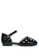 Milliot & Co. black Ariel Ankle Strap Pearls Ballerinas B29C7KS94EC73BGS_1