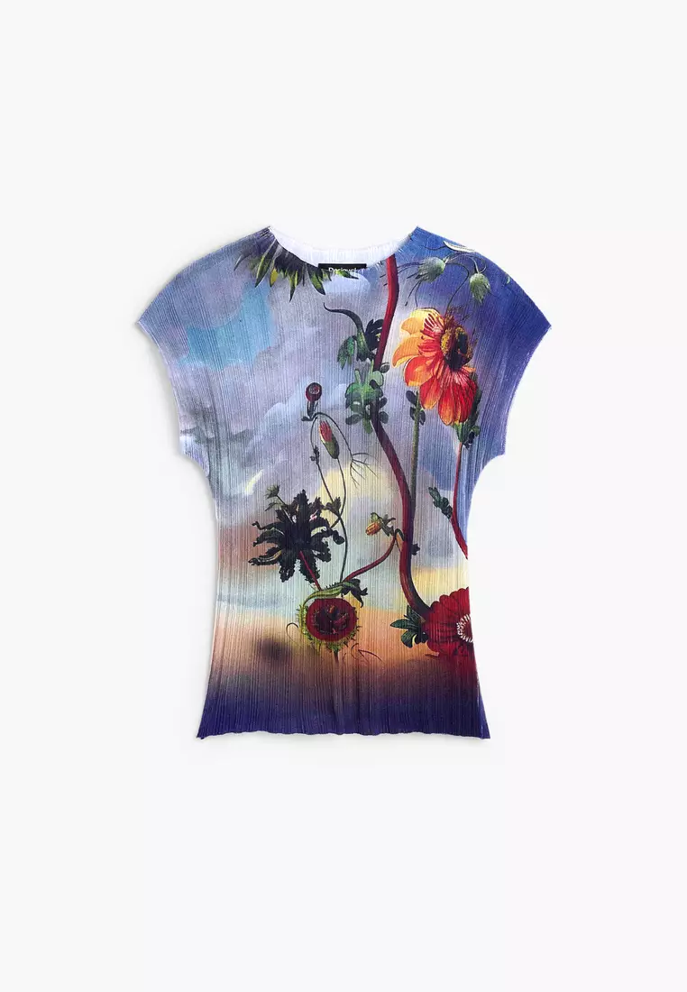 Printed Sleeveless T-Shirt