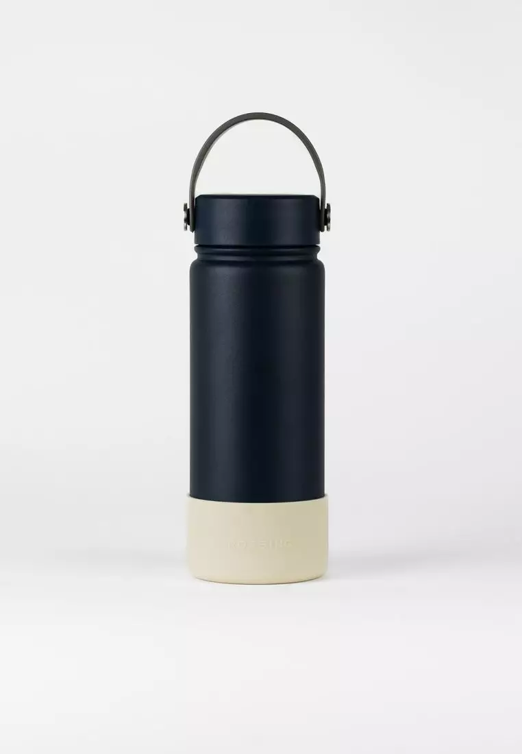 Crossing Silicone Water Bottle Boot - Fits Diameter 7-7.5cm (550ml) Blistered Pack - Cream