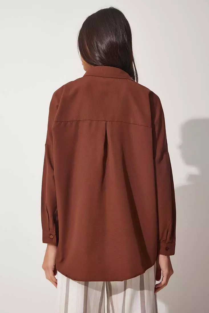 Oversize Long Basic Shirt