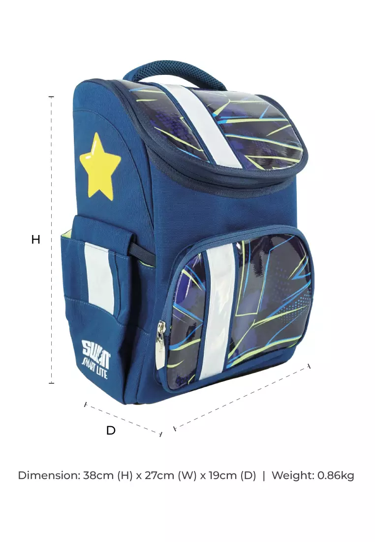 Buy Swan Swan Smart Lite 2 School Bag With Spinal Protection Back