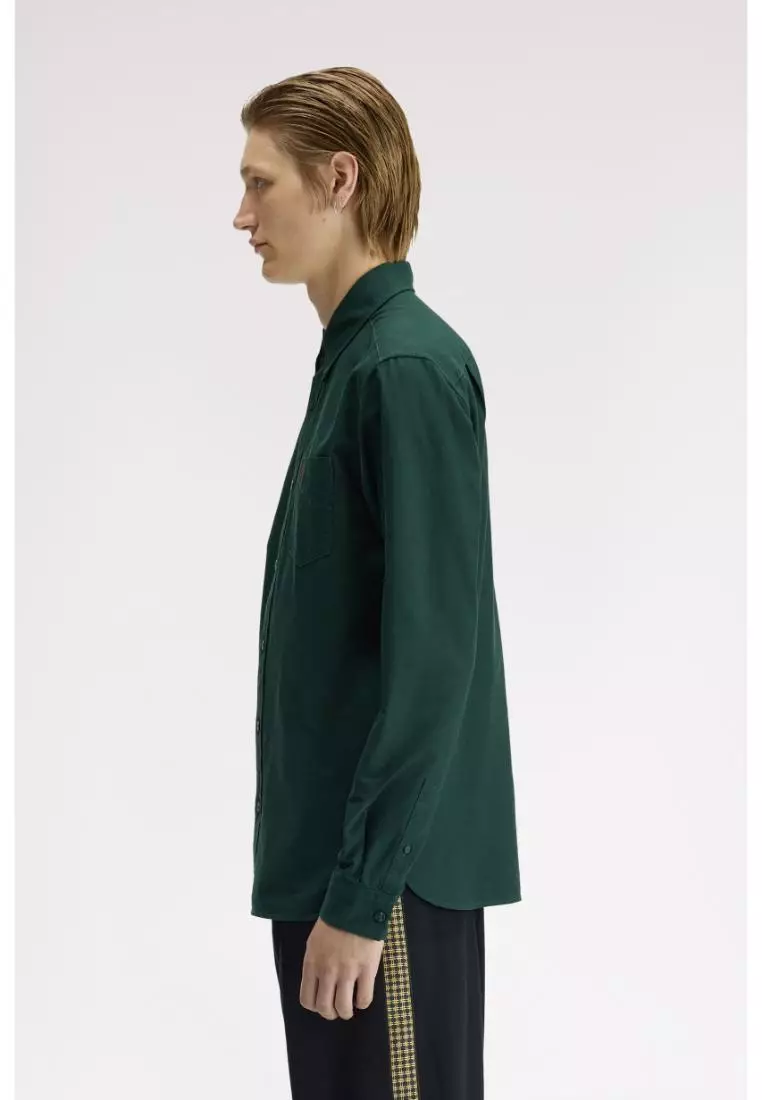 Fred Perry M5516 Long-Sleeve Oxford Shirt (Grassroots)