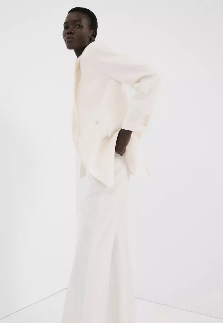 High-Waist Suit Trousers