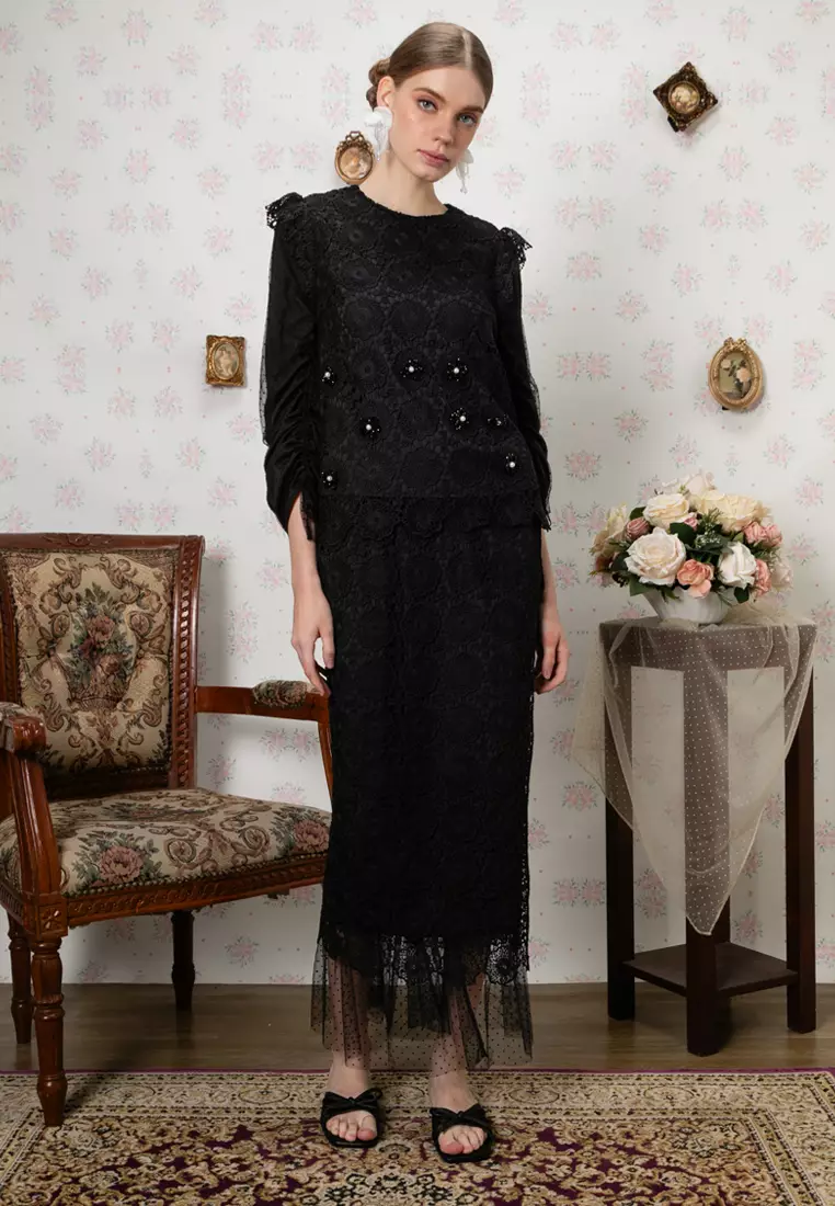 DAHLIA LACE KURUNG SET