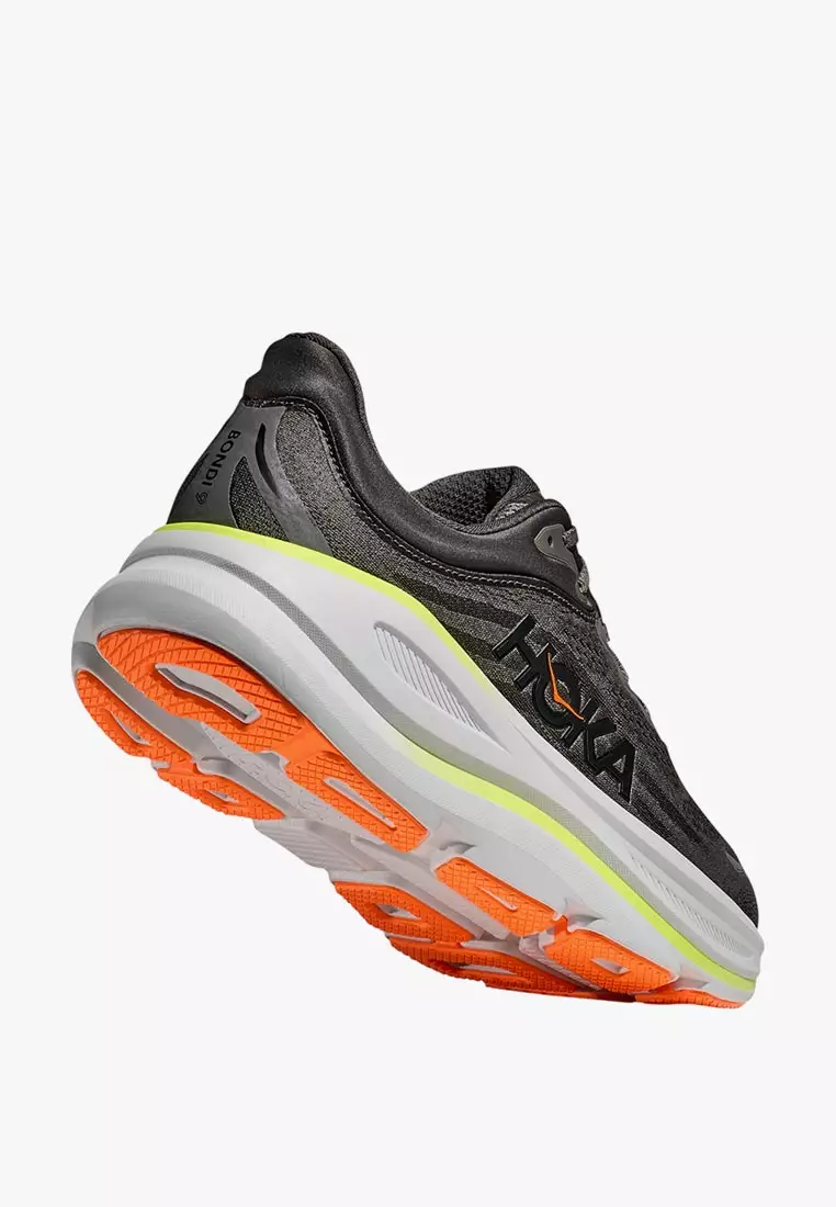 Bondi 9 Men's Running - Asphalt Grey/Gravel