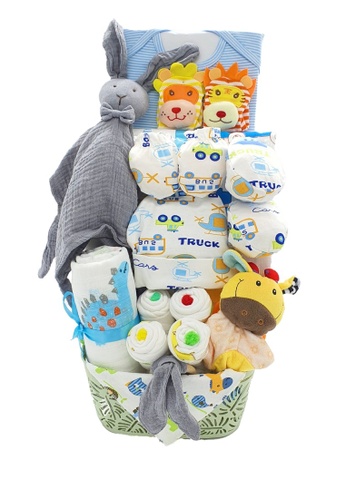 AKARANA BABY white Baby Hamper Gift Set - Newborn Fullmoon Marshmellow (Baby Boy) 615A0KA9530D8FGS_1