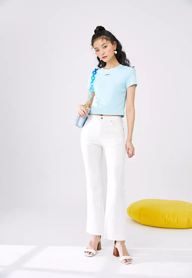 'Summer' Knitted Cropped Top