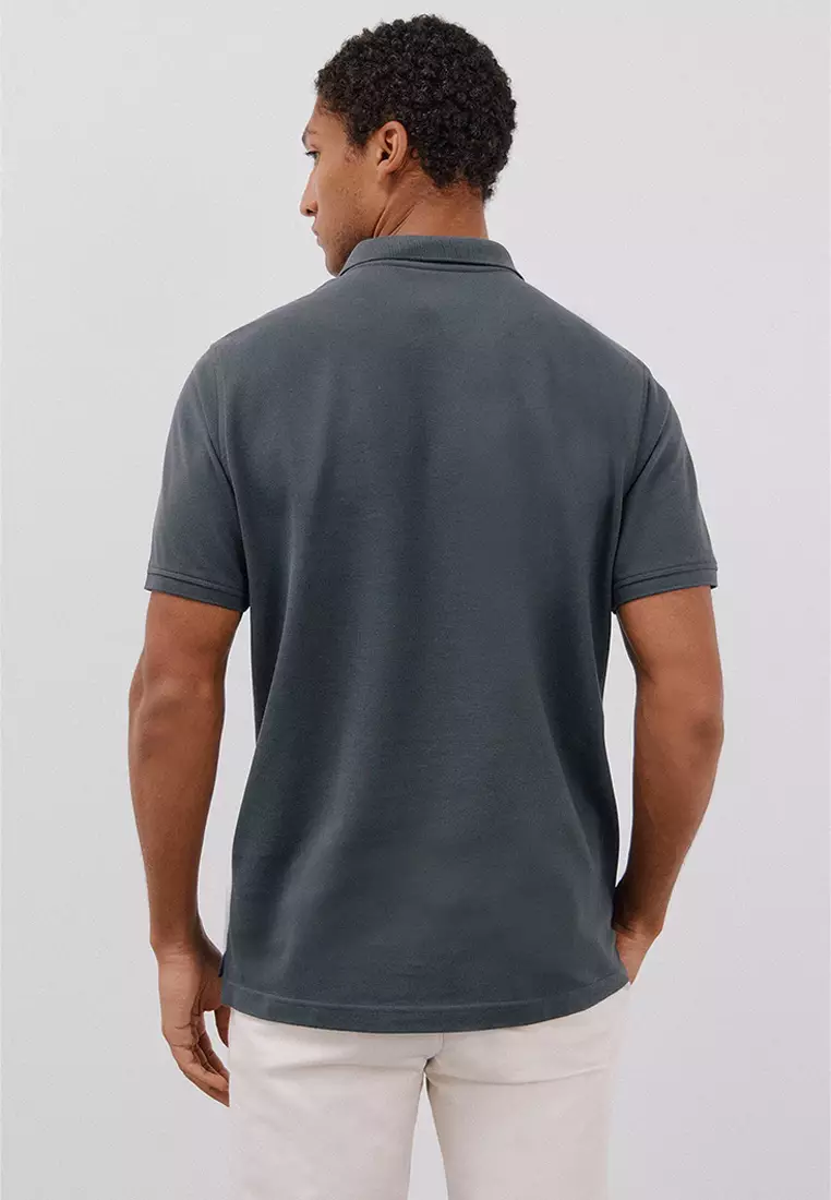 Basic Piqué Polo Shirt