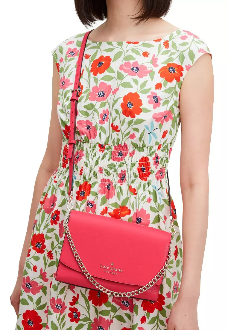 Carson Convertible Crossbody Bag in Dark Watermelon Gelato wkr00119