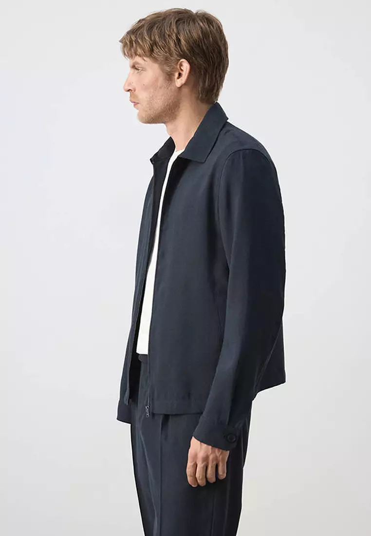 Buy MANGO Man Zip Jacket 2026 Online | ZALORA