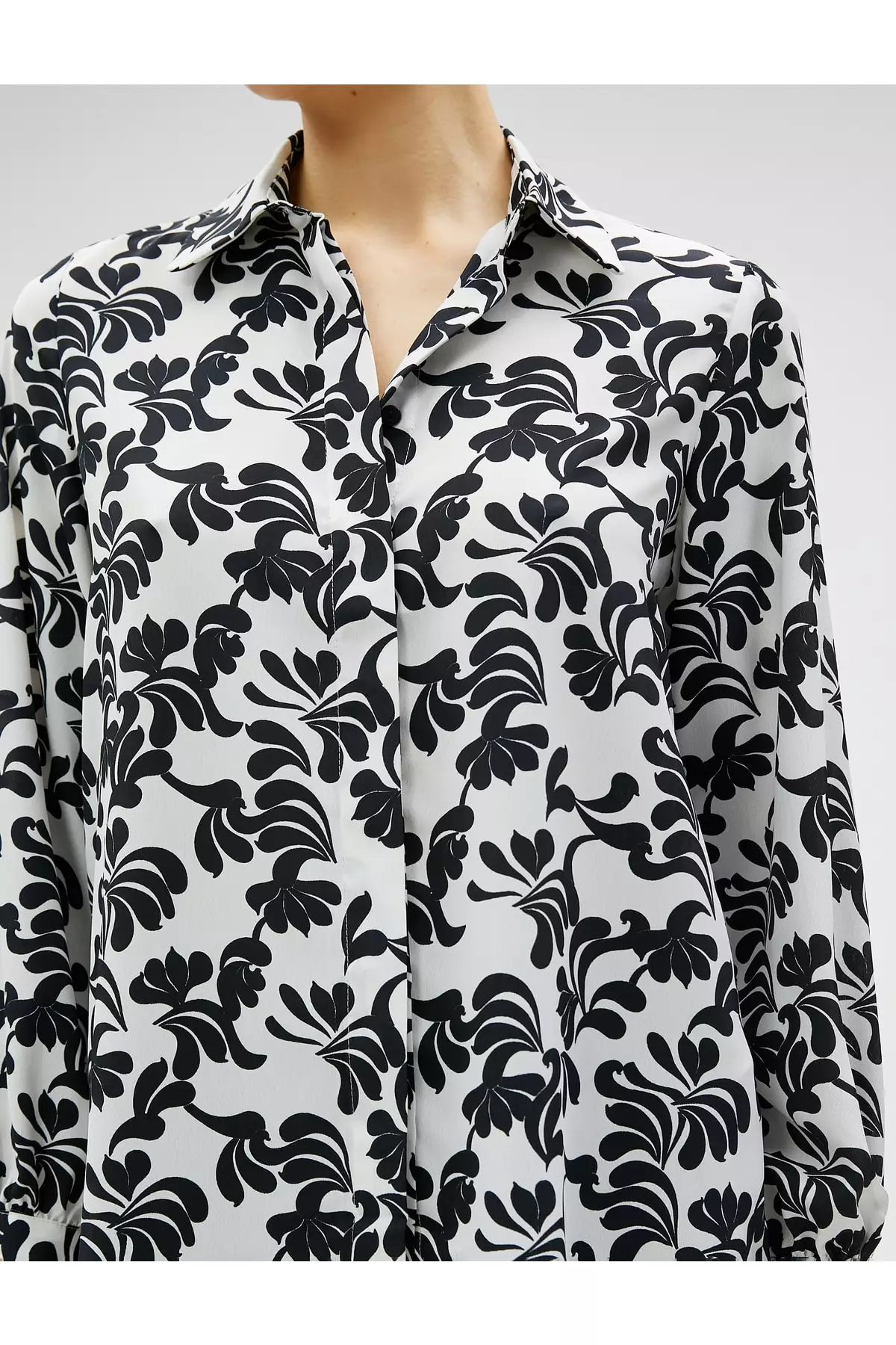 Long Sleeve Floral Shirt