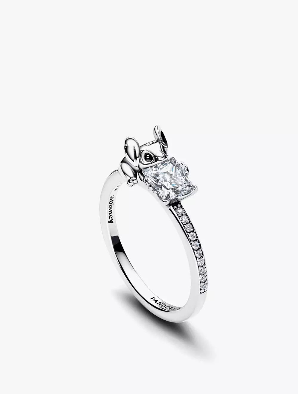 Texture sterling silver ring