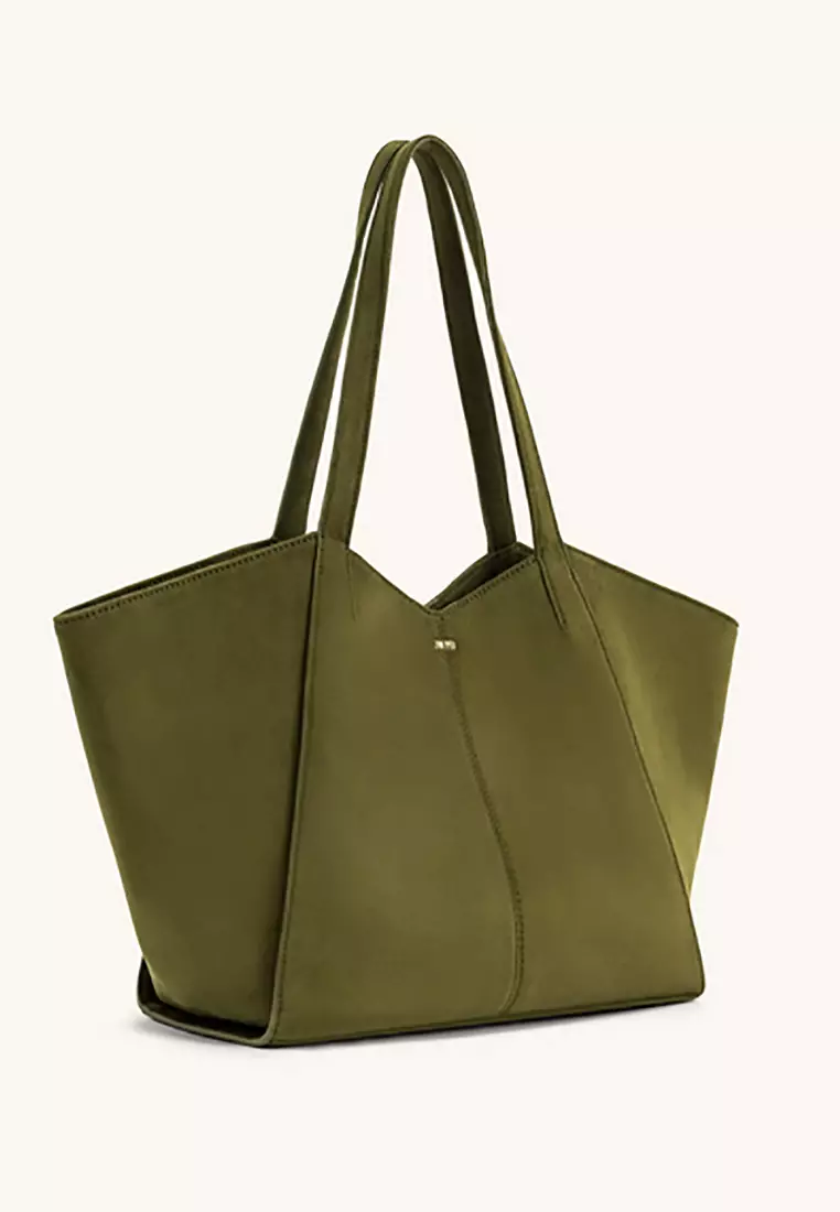 Kiana Large Capacity Tote Bag - Dark Olive