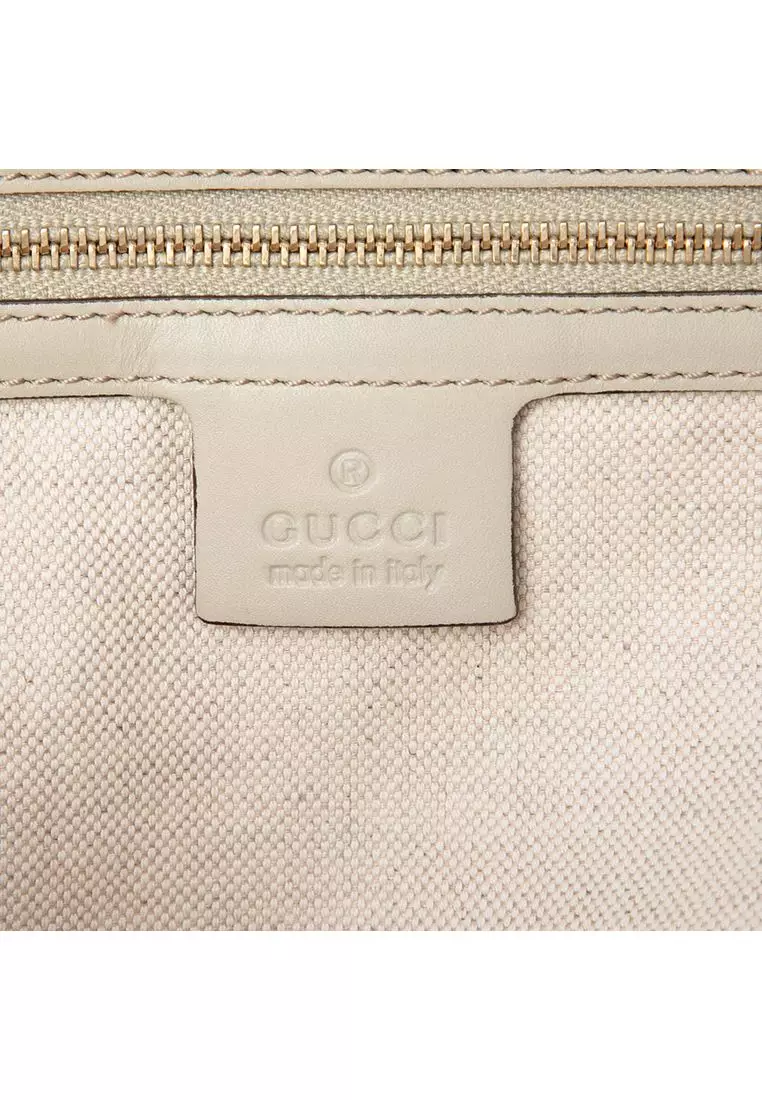 Pre-Loved Gucci Gg Canvas Web Mayfair Tote