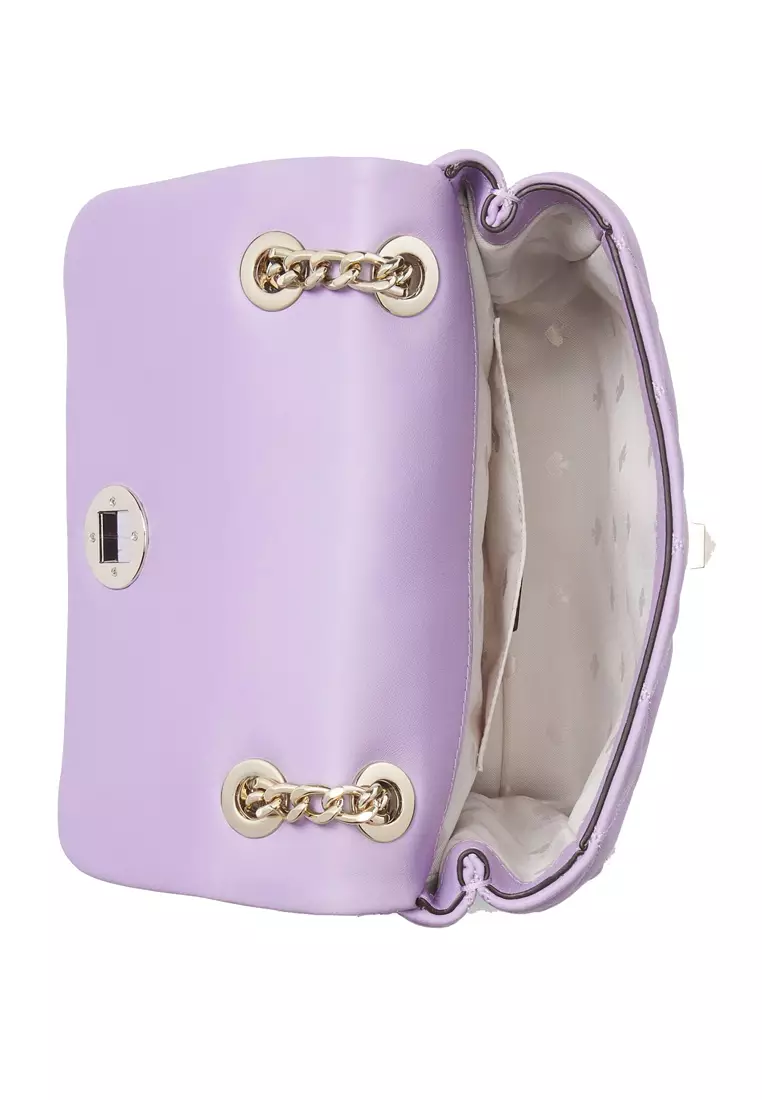 Natalia Small Flap Crossbody Bag - Light Purple