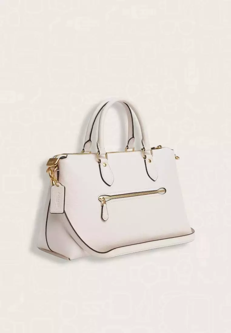 Coach Georgia Satchel Bag Chalk