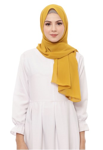 Jual D Sista Pashmina Baby Mustard Original Zalora Indonesia