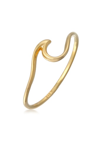 Elli Jewelry gold Ring Waves Beach Filigree 585 Yellow Gold 51247AC5A945FAGS_1