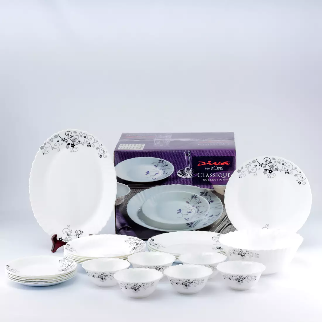 Buy La Opala La Opala 26pcs Opalware Dinner Set / Opal Glass Dinner Set