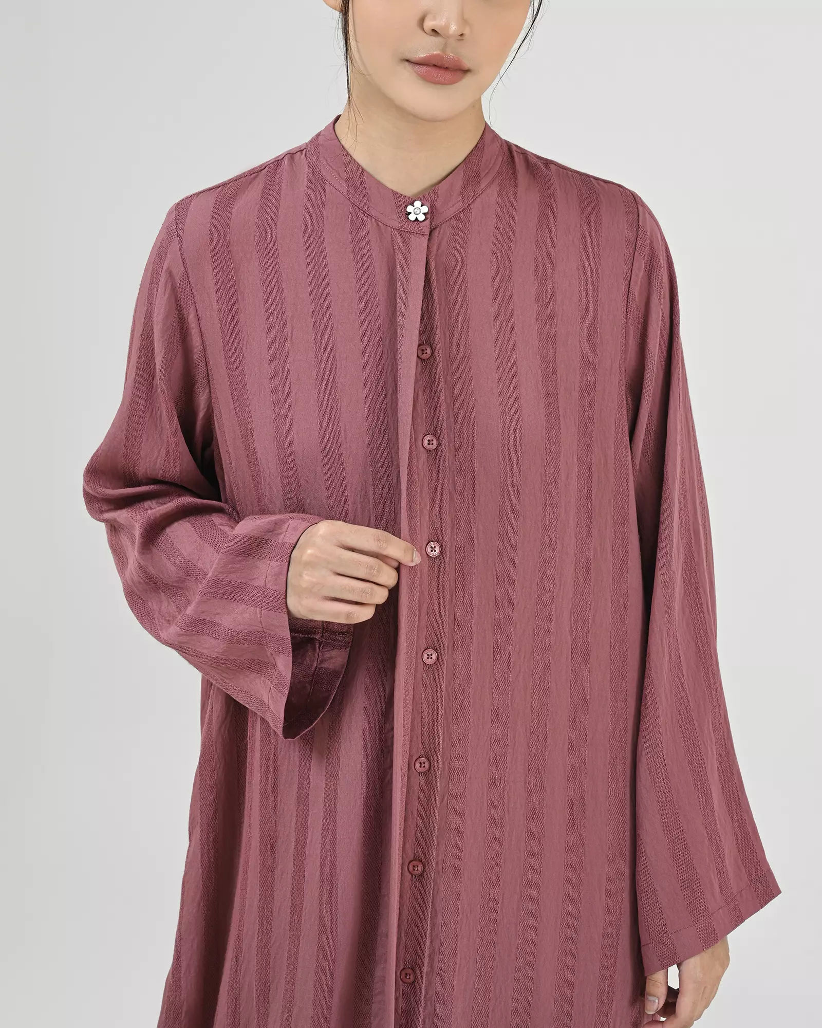 Geulis.id RUMI ABAYA DRESS - Rose