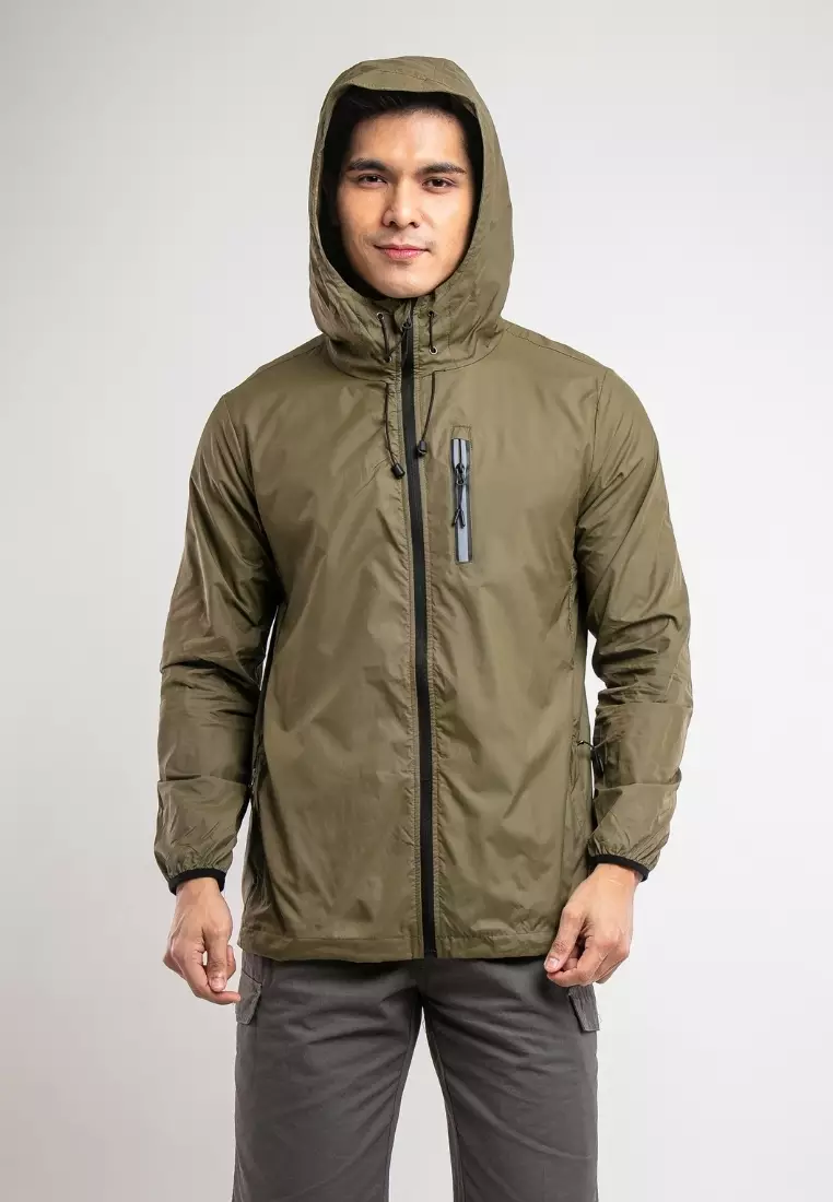 Forest Windbreaker Water Repellent Jacket - 30361-45Dk Olive