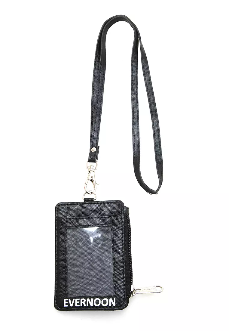 Siska Name Tag Seleting ID Card Desain Simple Premium Quality - Hitam