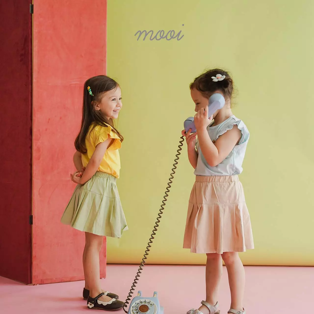 Mooi Rok Anak Perempuan Angel Skirt - Moonlight Blue