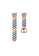 Kings Collection white Rainbow White Silicone Woven Texture Apple Watch Band 38MM / 40MM (for small wrist) (KCWATCH1135) 6523CACDD30F38GS_1